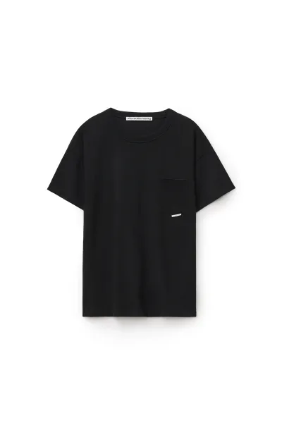 UNISEX POCKET TEE IN HIGH TWIST JERSEY
