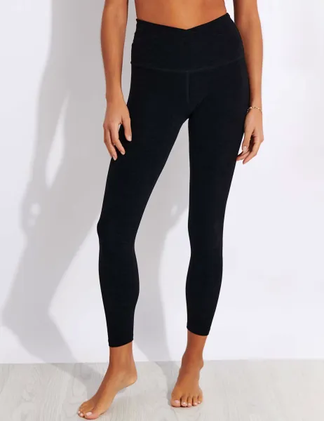 Spacedye At Your Leisure 7/8 Yoga Leggings Black