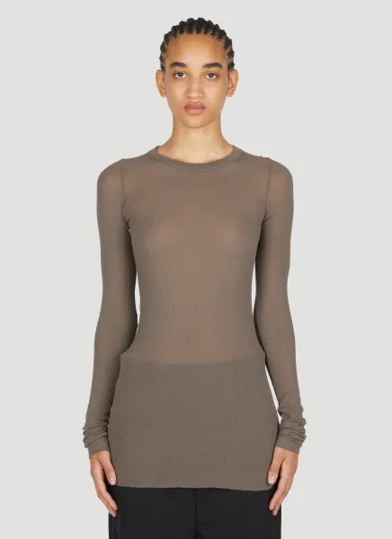 Ribbed Long Sleeve T-Shirt