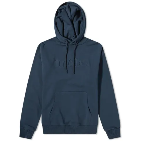 Drôle de Monsieur Drole Embossed Popover Hoodie