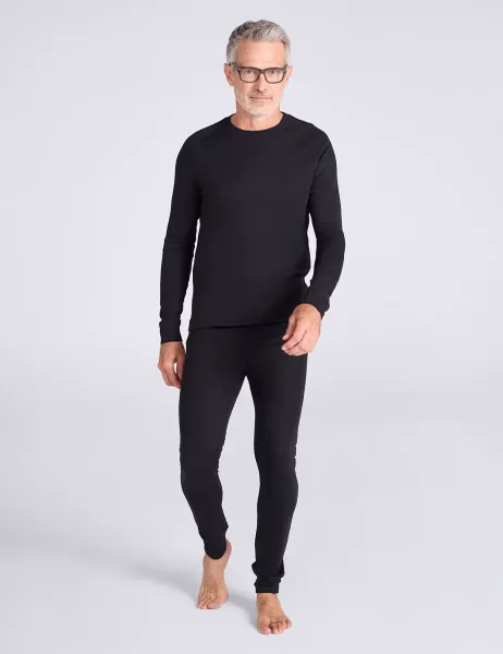 Mountain Warehouse Talus Quick Dry Thermal Top & Pants Set Black