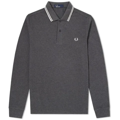 Fred Perry Long Sleeve Twin Tipped Polo