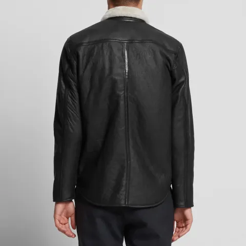 Splash Shearling Shirt