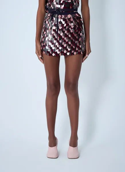 Embellished Mini Skirt