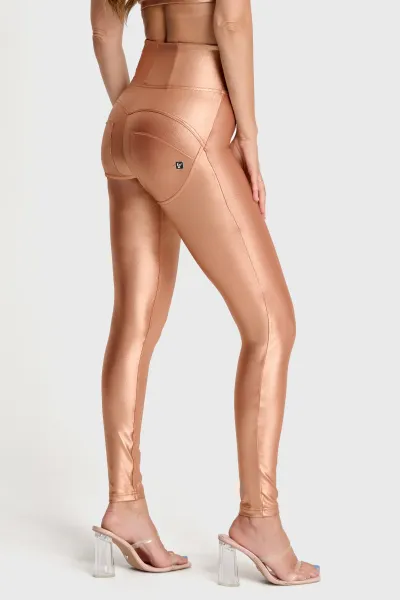 Freddy WRUP Luxe Shimmer - Super High Waisted - Full Length - Rose Gold