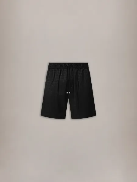 MA QUAD JACQUARD SHORT - Black