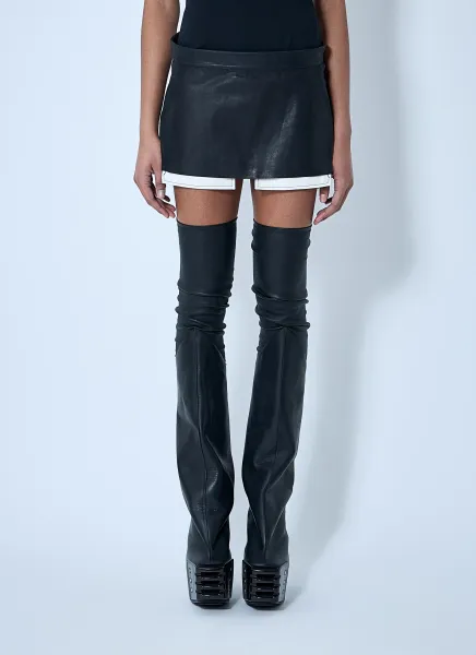 Leather Mini Skirt