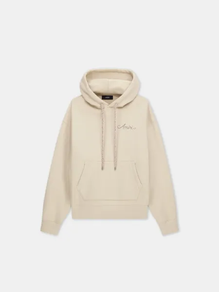 MA QUAD CHECKERBOARD HOODIE - Alabaster