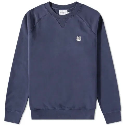 Grey Fox Head Patch Classic Sweat