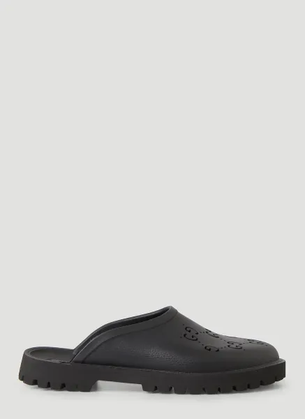 Perforated G Slip Ons