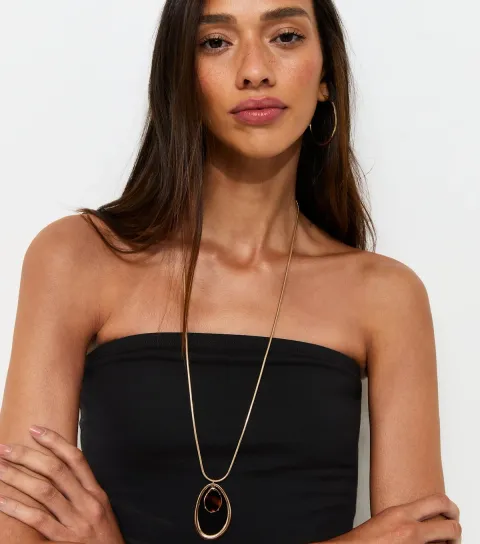 Women's Black Jersey Bandeau Top