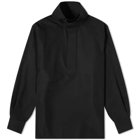 Funnel Neck Oversized Shirt