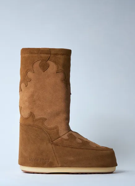 Icon Suede Embroidery Boots