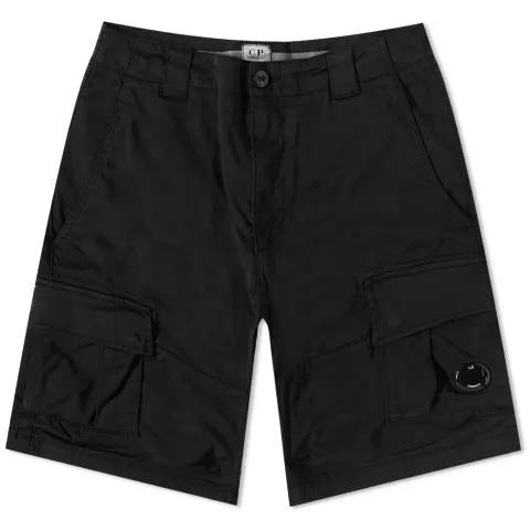 Stretch Sateen Cargo Shorts