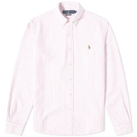 Striped Button Down Oxford Shirt