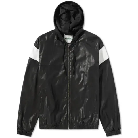 Lambskin Hooded Leather Jacket