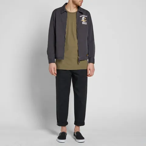 Long Sleeve Blank Pocket Tee