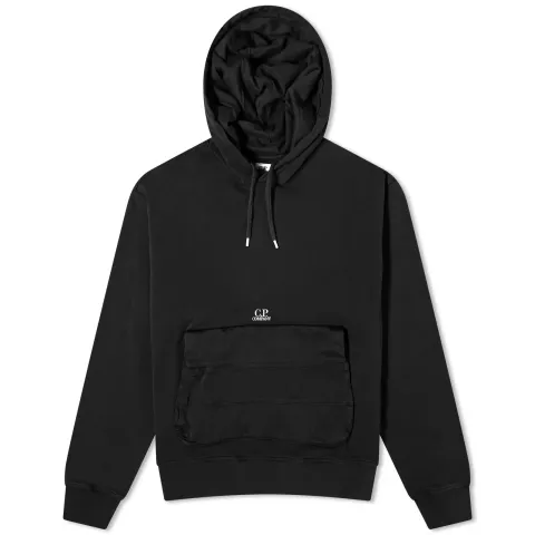 Nylon Pocket Popover Hoody