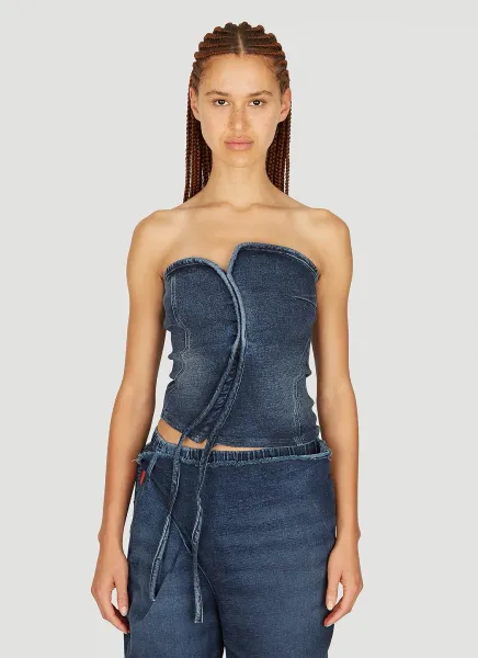 Denim Corset