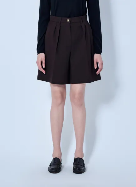 Max Mara Pleated Tailored Shorts