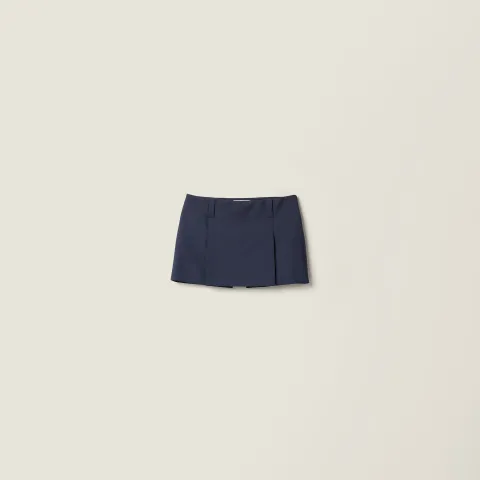 Kid mohair miniskirt