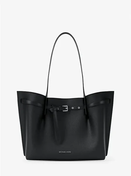 Emilia Large Pebbled Leather Tote Bag