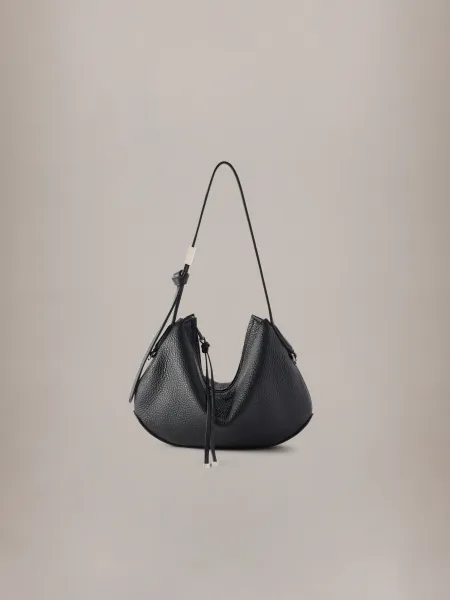 WOMEN - WOMEN'S BABY BISCOTTO SHOULDER BAG - Black