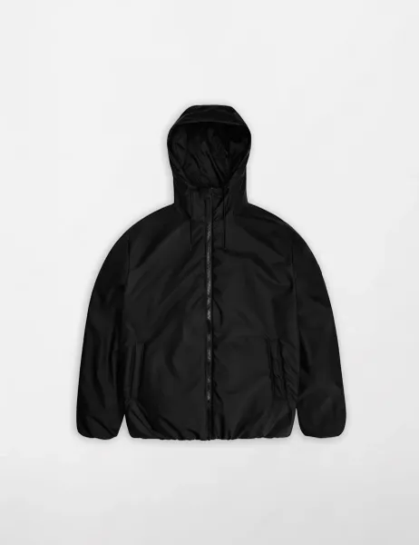 Rains Lohja Insulated Waterproof Rain Jacket Black