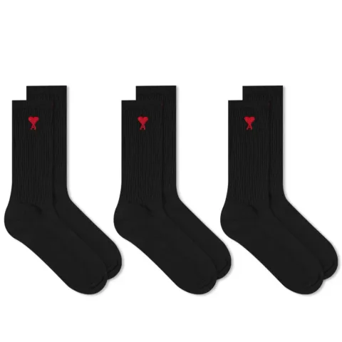 AMI Heart Sock - 3 Pack