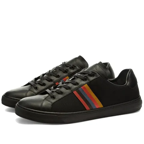 Triple Black Webbing Hansen Sneaker