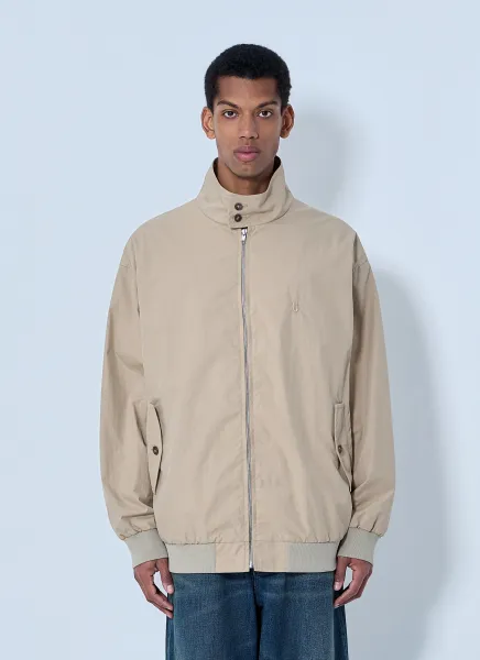 High-Neck Zip Jacket