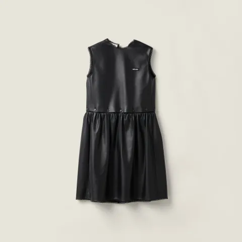 Nappa leather dress