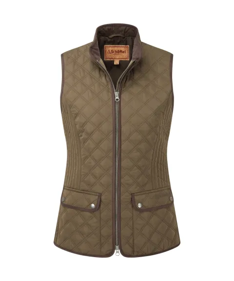 Schöffel Country Women's Quilt Gilet - Olive