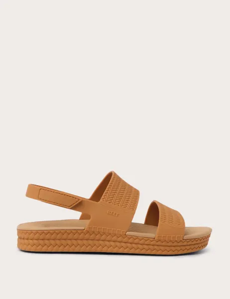 Reef Water Vista Ankle Strap Flatform Sandals Tan
