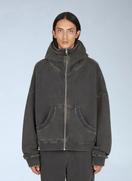 Washed Heavy Hooded Sweatshirt