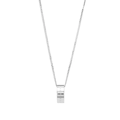 Text Logo Ring Necklace