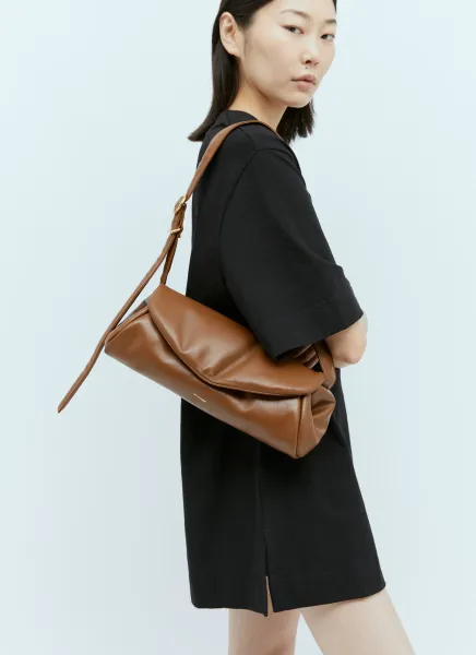 Large Cannolo Padded Shoulder Bag
