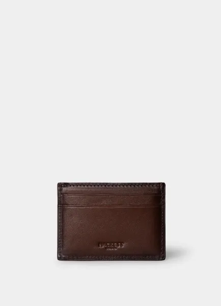 Embossed Branding Leather Cardholder