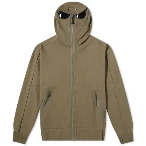 Zip Through Goggle Hoodie