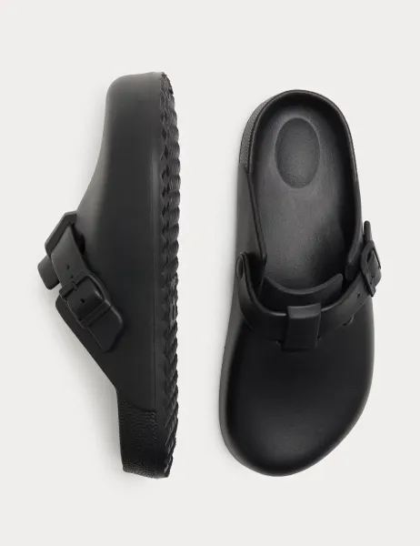 Marks & Spencer Moulded Mules Black