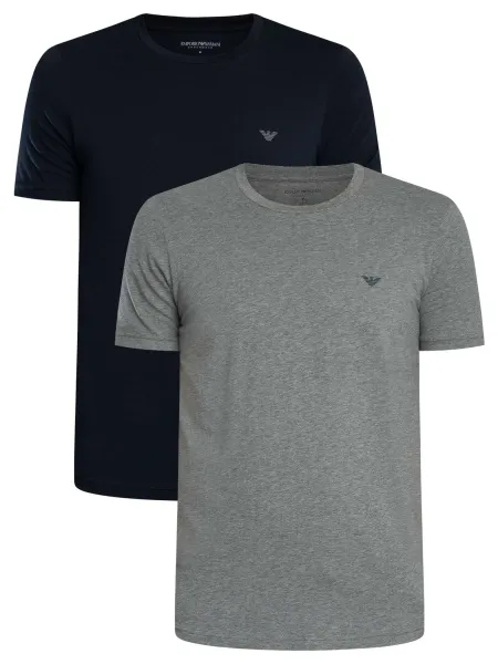 Emporio Armani 2 Pack Lounge Crew T-Shirt