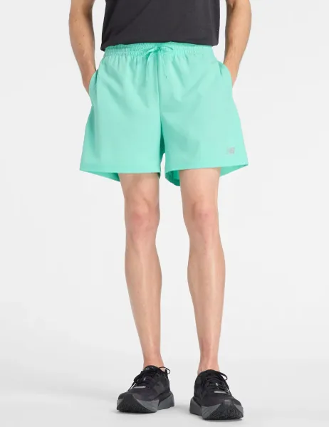 New Balance Stretch Woven Quick Dry Sport Shorts Teal Green