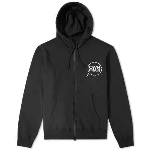 Own Brain by A.Four Labs Zip Hoody