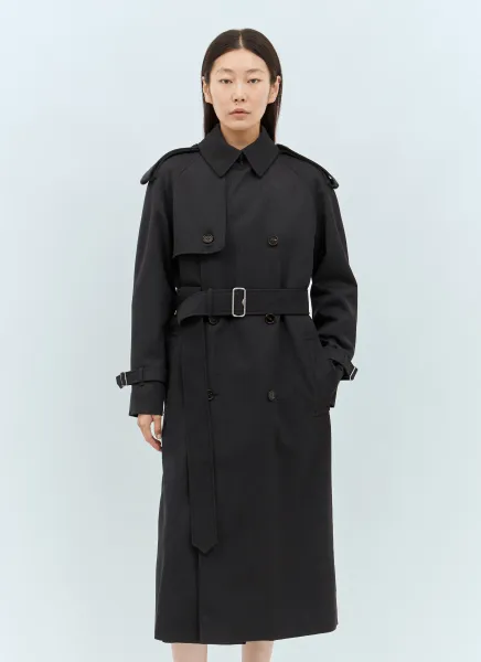 Long Wool Trench Coat