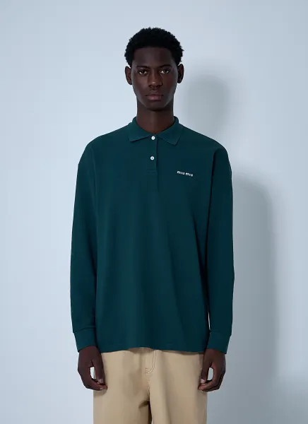 Logo Motif Polo Shirt