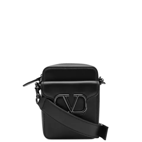V Logo Cross Body Bag