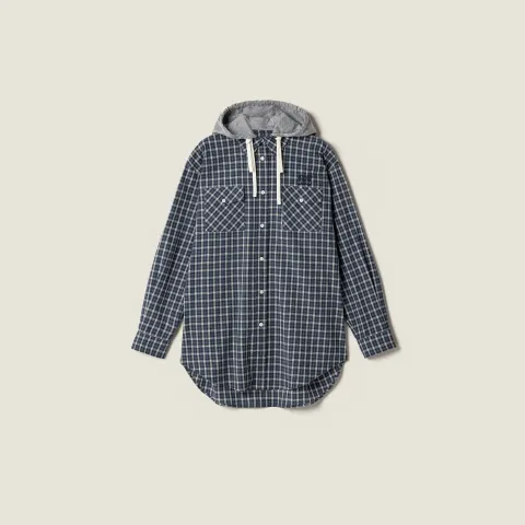 Checked flannel shirt