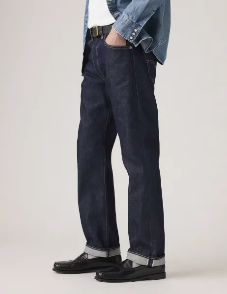 Levi's Levi's 501 Straight Fit Jeans Dark Blue Denim