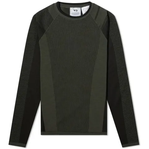 Long Sleeve Running Knit Base Layer T-Shirt