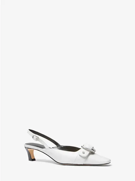 Michael Kors Jaden Leather Slingback Pump